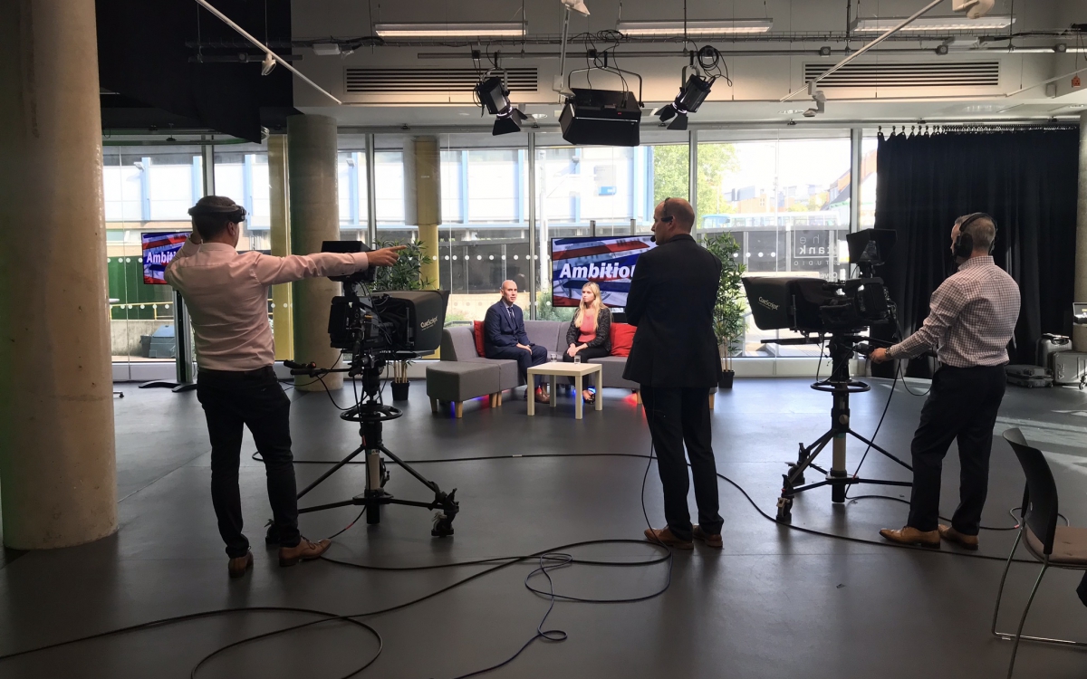 Executives from the Grafton Construction Group learned what it is like to make a TV show in one day! Team building the Coventry way!