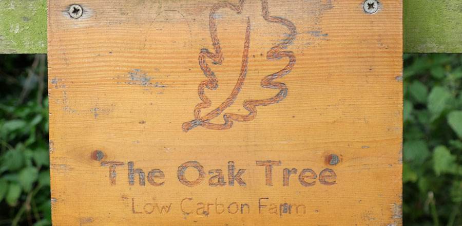 The-Low-Carbon-Oak-Tree-Farm,-at-the-gate