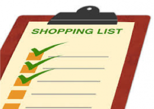 Shopping list