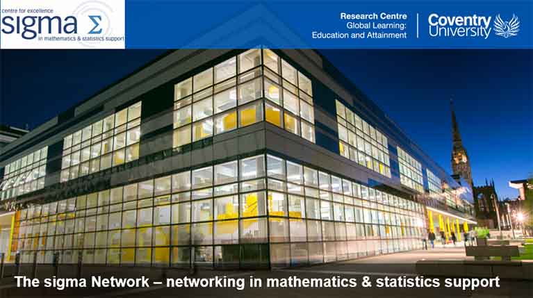 The sigma network – networking in mathematics and statistics support - keynote lecture poster