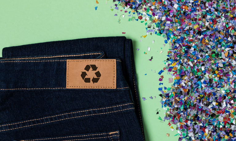 recycled jeans