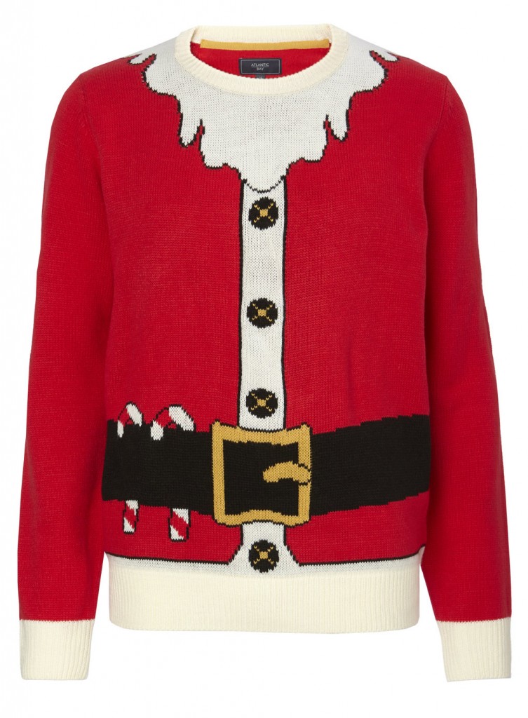 Ho Ho Ho! This mens jumper allows the boys to unleash their inner Santa! £20 from BHS