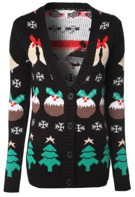 Too trendy for a christmas jumper? Try a christmas cardigan! This festive twist on the trend comes in at just £20 from Peacocks