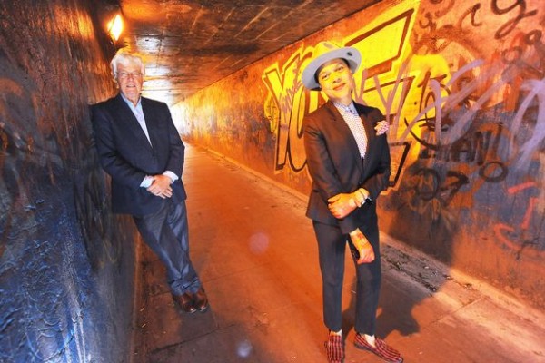 David Burbidge, chairman of the Belgrade Theatre, with Pauline Black, whose band The Selecter released their new album Subculture on June 15.