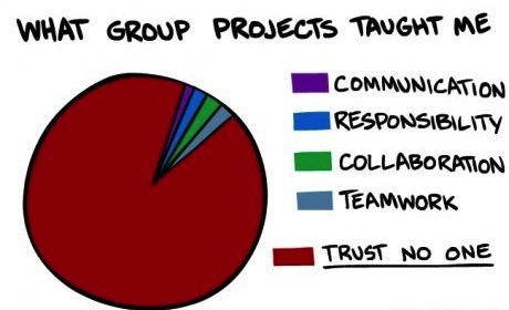 group work pie chart