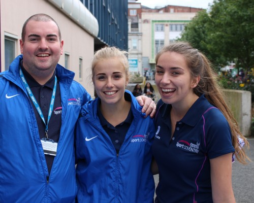 Nicole (far right) is a *subject* graduate