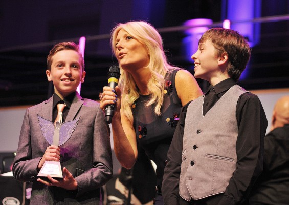 Pride of Birmingham Awards 2015 Pictured is Young Achiever award winners Nat and Oliver Sweeney
