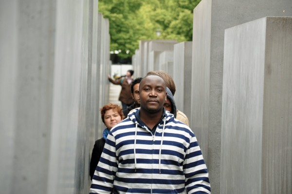 William exploring the memorial