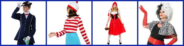 Mary Poppins, Where's Wally, Red Riding Hood, Cruella De Vil!