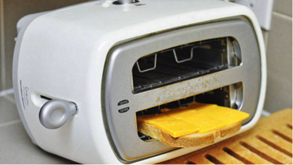 The sideways toaster hack