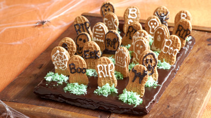 Graveyard Brownies