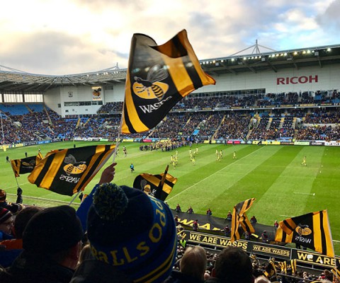 Flags at Wasps v Tigers