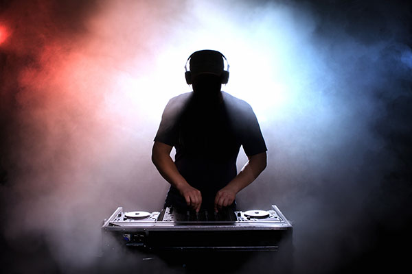 DJ-at-a-party