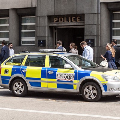 police-car-outside-police-station