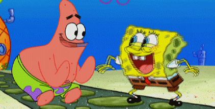 spongebob-and-patrick-highfiving-each-other