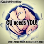 Your University Needs YOU!