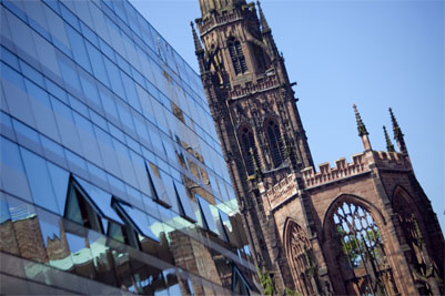 Coventry pictures: The Hub and Coventry Cathedral
